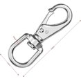 thumbnail image 2 of Vett 2Pcs Heavy Duty Trigger Clips Clasp 360 Swivel Trigger Clips Hook Stainless Steel Clasp, 2 of 5
