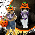 thumbnail image 5 of 2 Pack Halloween Dog Bandana Reversible Triangle Bibs Scarf Accessories, 5 of 5