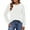 White, variant on UVN Blouses for Women Dressy Lace Pleated Tunic Tops Casual Long Sleeve Fall Shirts