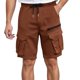 thumbnail image 1 of Pantalones cortos cargo para hombre con cintura elástica - Pantalones de trabajo de verano, poliéster, múltiples bolsillos, tallas S-XXXL para actividades al aire libre y de ocio, 1 of 5