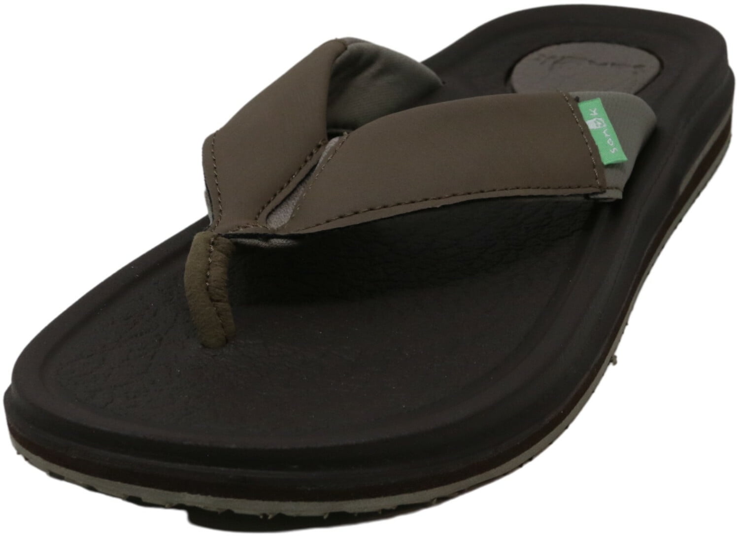Sanuk Men's Beer Cozy 3 Flip-Flop brown 