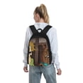 thumbnail image 7 of Lsque Scooby-Doo Pattern Adult Backpack – Durable & Lightweight PU Canvas Storage Bag , 15” Laptop Compartment, and Multiple Pockets, 7 of 7