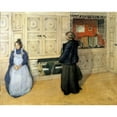 thumbnail image 3 of Carl Larsson 14x12 Black Modern Framed Museum Art Print Titled - Mother and Daughter (1903), 3 of 5