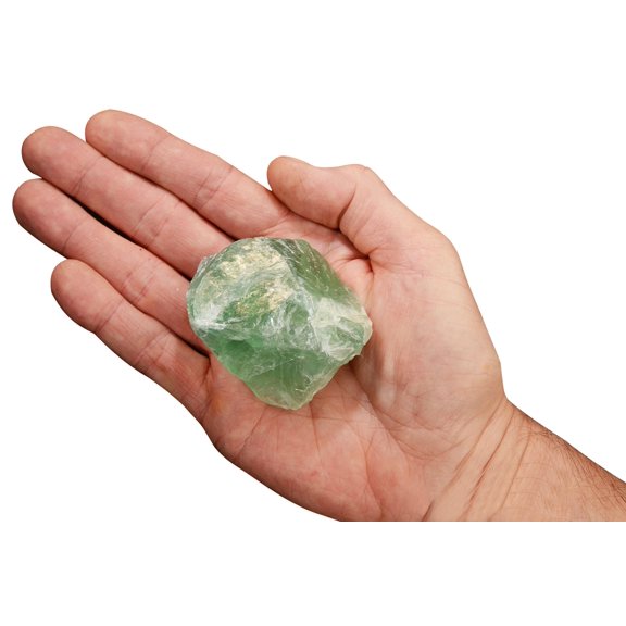 Kidz Rocks Green Fluorite 2" 4-7 oz Raw Rock Mineral Specimen Healing Stone