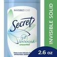 thumbnail image 5 of Secret Invisible Solid Antiperspirant Deodorant, Unscented - 2.6 oz - 2 Packs, 5 of 6