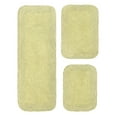 thumbnail image 2 of Home Weavers Radiant Collection 100% Cotton Non-Slip Bathroom Rug Set Machine Washable Bathroom Rug-17"x24", Bath Rug- 21"x34", Runner- 21"x54", Green Color 3 Piece Bath Rug set, 2 of 9