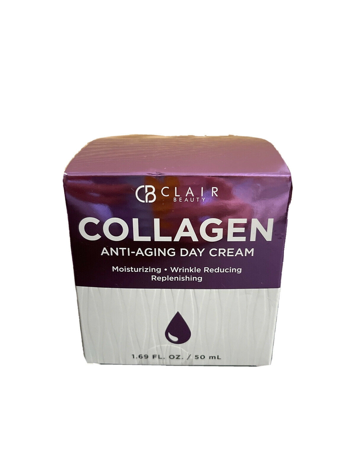 Clair Beauty Collagen AntiAging Moisturizing Day Cream 1.69 fl oz / 50