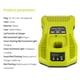 thumbnail image 2 of Cargador IntelliPort de doble química para todas las herramientas Ryobi 12V-18V ONE + batería de lit TOMSHOO Cargador universal, 2 of 2