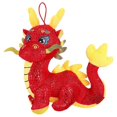 thumbnail image 3 of Dragon Plush Doll Adorable Stuffed Dragon Plush Dragon Decor New Year Dragon Doll 16cm, 3 of 3