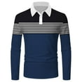 thumbnail image 4 of Vedolay Golf Polos for Men Long Sleeve Casual Lapel Neck Print Tops AW,L, 4 of 4