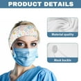 thumbnail image 5 of Jiueut Easter Rabbit Nurse Button Headband Medical Assistant Headbands for Women Headbands for Masks with Buttons for Nurses 2 Piece Comfortable Sports Headbands for Teens, 5 of 7