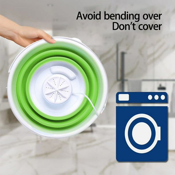jovati Portable Washing Machine for Apartments Portable Mini Turbo