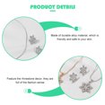 thumbnail image 2 of Shisuyan Jewelry Set Silver Rhinestone 1Set 0.8x0.8in, 2 of 8