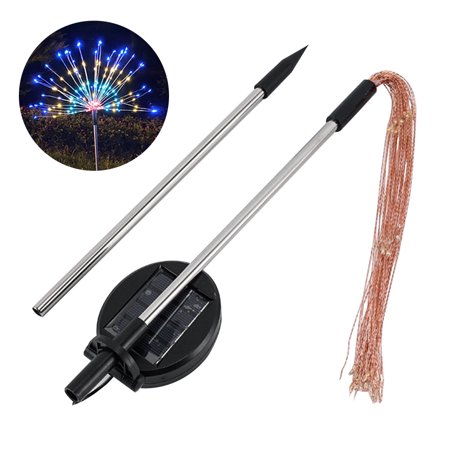

Garden Decor Lawn Stake Lamp Landscape LED Firework Light Holiday Solar Powered