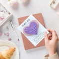 thumbnail image 2 of Purple Pocket Cards Small Item Decorations Encouragement Note Greeting Card With Message For Friend Family Coworker Gift 5.12X3.94 Inches, 2 of 7
