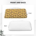 thumbnail image 5 of Uemuo Sunflower Printed Leather Pencil Case, Pencil Pouch, Portable Pencil Bag, Pen Case for& Office, 5 of 7