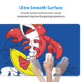 thumbnail image 4 of Naloa Cool Lobster Surfing Gaming Mouse Pad Large Mouse Mat Long Extended Desk Pad Non-Slip Rubber Mice Pads Stitched Edges Thin Pad (16x29.5 Inch), 4 of 8