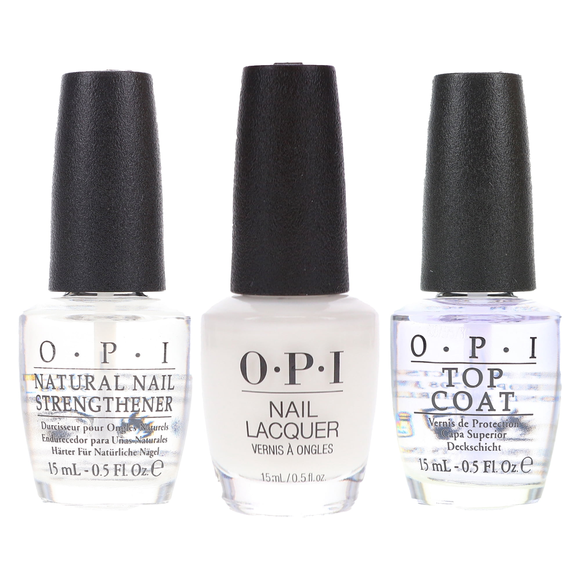 OPI Funny Bunny 0.5 oz, Top Coat 0.5 oz & Natural Nail Strengthener 0.5 oz  Combo Pack - Walmart.com