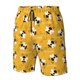 thumbnail image 4 of Balery Cute Bee Butterfly Yelllow Traje de Baño Estilo Hawaiano para Hombre, Shorts de Secado Rápido con Bolsillos-3X-Large, 4 of 6
