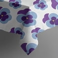 thumbnail image 4 of Pioneer Flower Floral Print Pattern Rectangle Tablecloth 60"x120",Waterproof Polyester Rectangle Table Cloth, Wipeable Spillproof Polyester Tablecloth for Dining, Camping, Indoor and Outdoor, 4 of 6