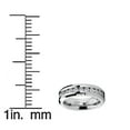 thumbnail image 5 of Metal Masters 2.4Ct. Womens 6mm Ladies Eternity Titanium Ring Cubic Zirconia Wedding Cz, 5 of 7