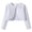 White, variant on Kids Girls Ballet Dance Bolero Shrug Long Sleeve Leotards Crop Cardigan Open Front Wrap Top Shawl Cover up Cardigan Sweaters