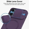 thumbnail image 2 of iPhone 13 Pro Max Case with Wallet [Camera Cover Slide Lens] Soft TPU Cover [Compatible with MagSafe] Slim Thin Scartchproof Full Body Protective Magnetic Phone Case for iPhone 13 Pro Max Purple, 2 of 7
