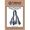 thumbnail image 2 of Traditional Craft Kits Finger Weaving Kit Diagonal Design Craft Kit, 2 of 5