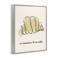 thumbnail image 3 of Stupell Industries Modern French Phrase Croissant Quotes and Sayings Painting Gray Framed Art Print Wall Art, 11 x 14, 3 of 8