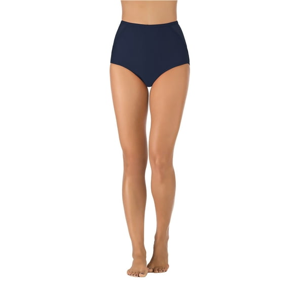 Csndyce Women's Swimwear Bottom High Waist Retro Full Coverage Bikini Tankini Swimsuit Briefs Female