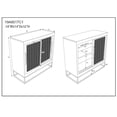 thumbnail image 5 of Janie Rattan Cabinet Two Sliding Doors, 5 of 12