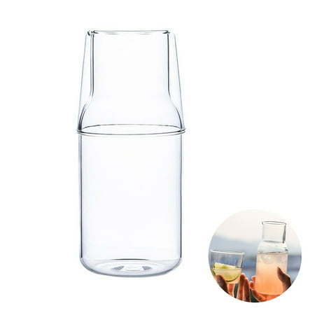 

XunW Tumbler Bottle Cups Glass Juice Pot Clear Transparent And Simple Durable Household Mug