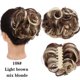 thumbnail image 1 of LUPU-moño de pelo rizado desordenado sintético para mujer, banda de pelo falso Scrunchy, cola, postizos, Rubio, negro, marrón, 1 of 4