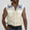 Beige, variant on CLOISE Tank Tops for Men Big and Tall Sleeveless Shirts with Pockets Collared Casual Pullover Color Block Summer Blouses Green