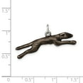 thumbnail image 2 of Primal Silver Sterling Silver Enameled Greyhound Dog Charm, 2 of 4