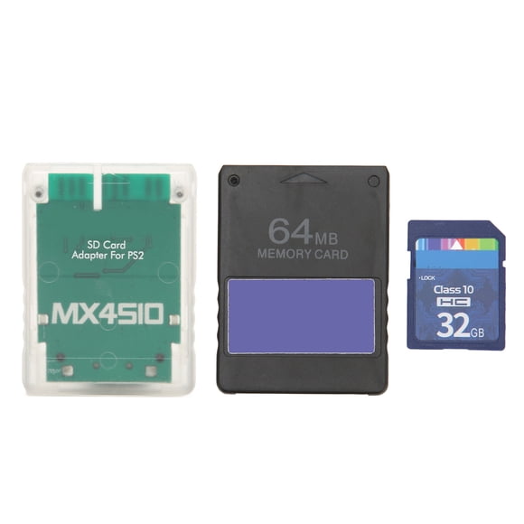 Kit de adaptador de tarjeta de consola de juegos, enchufe adaptador de tarjeta de consola Adaptador de tarjeta de almacenamiento P Lector de tarjetas P con salida de alta intensidad de tarjeta FMCB