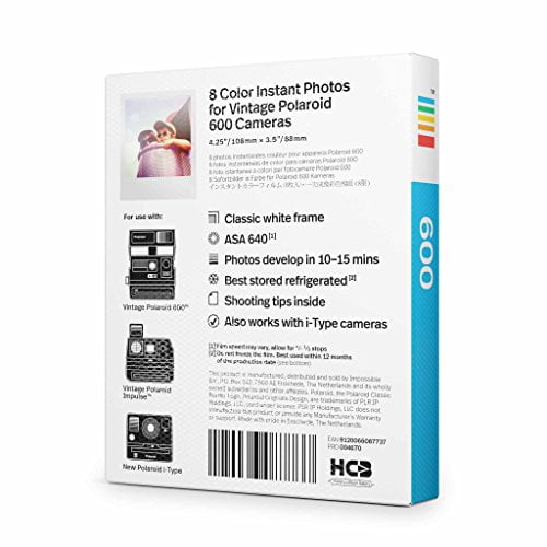 Caius Ongewapend Monica Polaroid Originals Color Film for 600 - Walmart.com