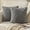 Gray, variant on SUSIELADY Pack of 2 Super Soft Plush Decorative Throw Pillow Covers, Faux Fur Cushion Covers for Couch Sofa Bed, 20"x12" Inch, Red