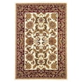 thumbnail image 1 of HomeRoots 352416 5 ft. 3 in. x 7 ft. 7 in. Polypropylene Ivory & Red Area Rug, 1 of 1