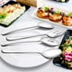 thumbnail image 3 of Ounissouiy Juego de cucharas para servir de acero inoxidable, idea de regalo para cualquier ocasión, fácil de limpiar, versátil y seguro Cocina y Comedor Oro, 3 of 6