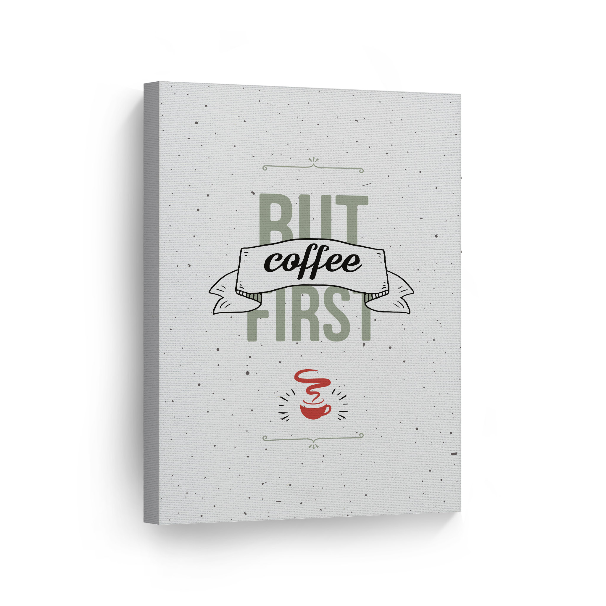 Smile Art Design But First Coffee Retro Lettering Canvas Wall Art Print Coffee Sign Kitchen Decor Quote Inspirational Gift Farmhouse Restaurant Office Coffee Shop Dining Room Housewarming Gift 36x24 Walmart Com