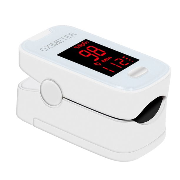 Fingertip Pulse Oximeter,LANMOK Blood Oxygen Saturation Monitor (SpO2) with Pulse Rate Measurements and Pulse Bar Graph, Portable Digital Reading LED Display