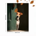 thumbnail image 3 of Curious Jack Russell Terrier Peeking Canvas Print Wall Art for Living Room Bedroom Office Hallway Entryway Pet Lover Home Decor Gift, 3 of 8