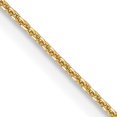 thumbnail image 1 of 14k Yellow Gold .80 mm Diamond Cut Cable Chain, 1 of 5