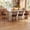 Brown-24 inch, variant on ELLEGNT 2 PCS Swivel Bar Stools with Backs – 24" Counter Height Stools with Solid Wood Legs and Footrest for Home Bar,Expresso
