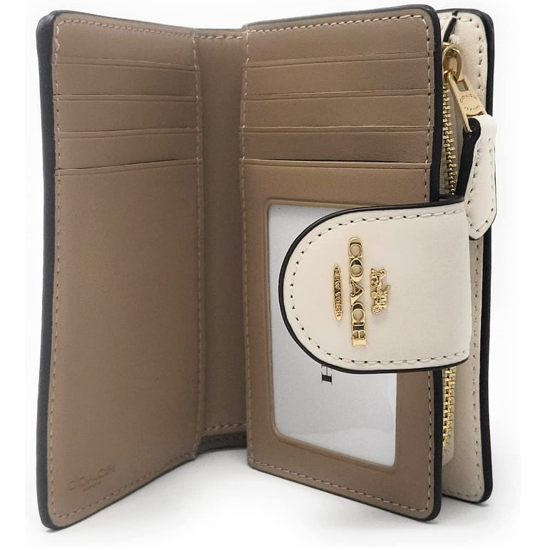 Coach Medium Corner Zip Wallet in Signature Canvas