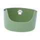 thumbnail image 5 of Bandeja de arena para mascotas con parte superior abierta y laterales altos, orinal portátil para gatos de gran espacio Verde, 5 of 9