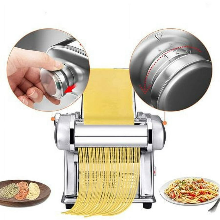 Electric Pasta Maker Machine Noodle Maker Stainless Steel Home Use