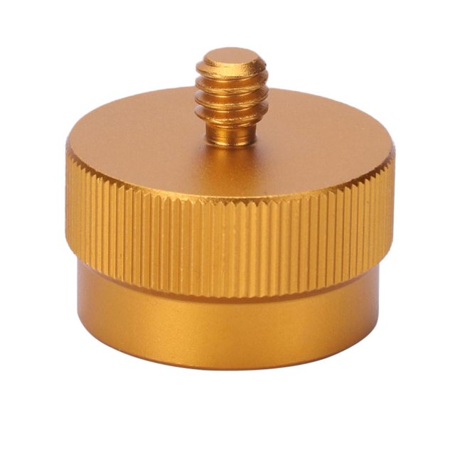 Soporte para linterna Adaptador de gas universal para linterna Herramienta para acampar al aire libre (Oro)