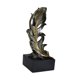 thumbnail image 2 of Figura de pluma, estatua de pluma, colección de decoración, adorno creativo único Bronce 95x82x21cm, 2 of 9